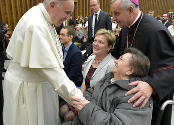 Dar splněného přání: Papež František se seznámil s životní příběhem paní Marie