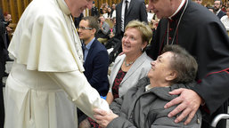 Dar splněného přání: Papež František se seznámil s životní příběhem paní Marie