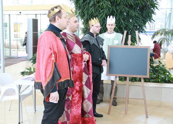 Vedení českobudějovických Charit přineslo požehnání svým partnerům