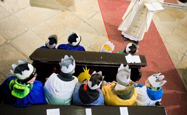 Tři králové v Písku požehnání (foto Vojtěch Veselý)