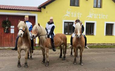 Tříkrálová koleda ve Štěticích