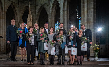 Laureáti Cen Charity ČR 2023 (foto: Anička Guthrie, Člověk a víra)