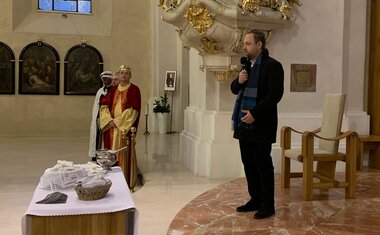 ředitel Diecézní charity pan Jiří Kohout