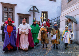 koledníci Český Krumlov - foto: Lubor Mrázek