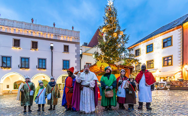 koledníci Český Krumlov - foto: Lubor Mrázek
