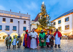 koledníci Český Krumlov - foto: Lubor Mrázek