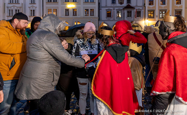 koledníci Český Krumlov - foto: Lubor Mrázek