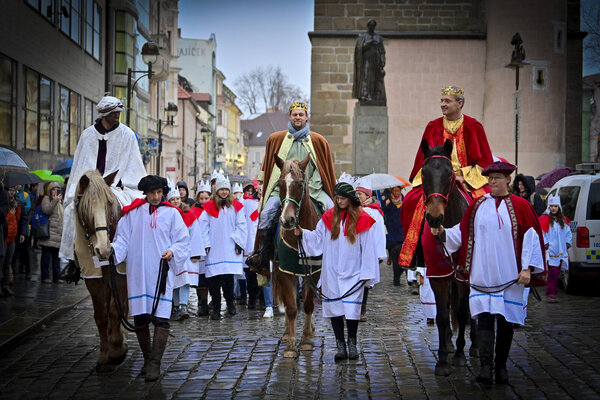 Slavnostní zahájení Tříkrálové sbírky v Českých Budějovicích