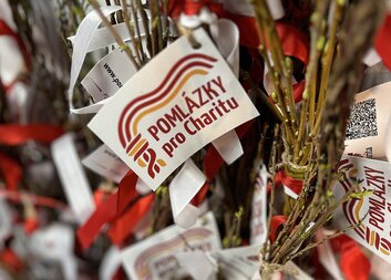 Pomlázky pro Charitu podpoří lidi v nouzi na Českobudějovicku částkou přes 140 tisíc korun