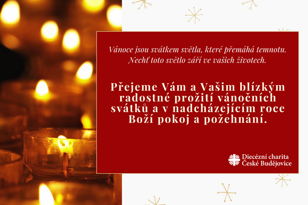 vánoční prání Diecézní charita ČB 2024