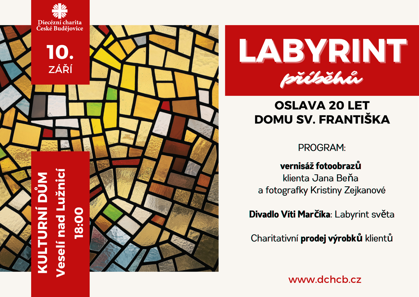Labyrint příběhů_20 let Domu sv. Františka