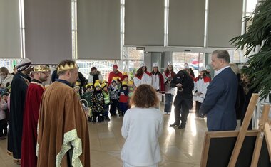 Požehnání v českobudějovické nemocnici