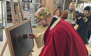 Požehnání v českobudějovické nemocnici