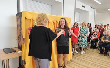 symbolické předání klíče od nové stavby